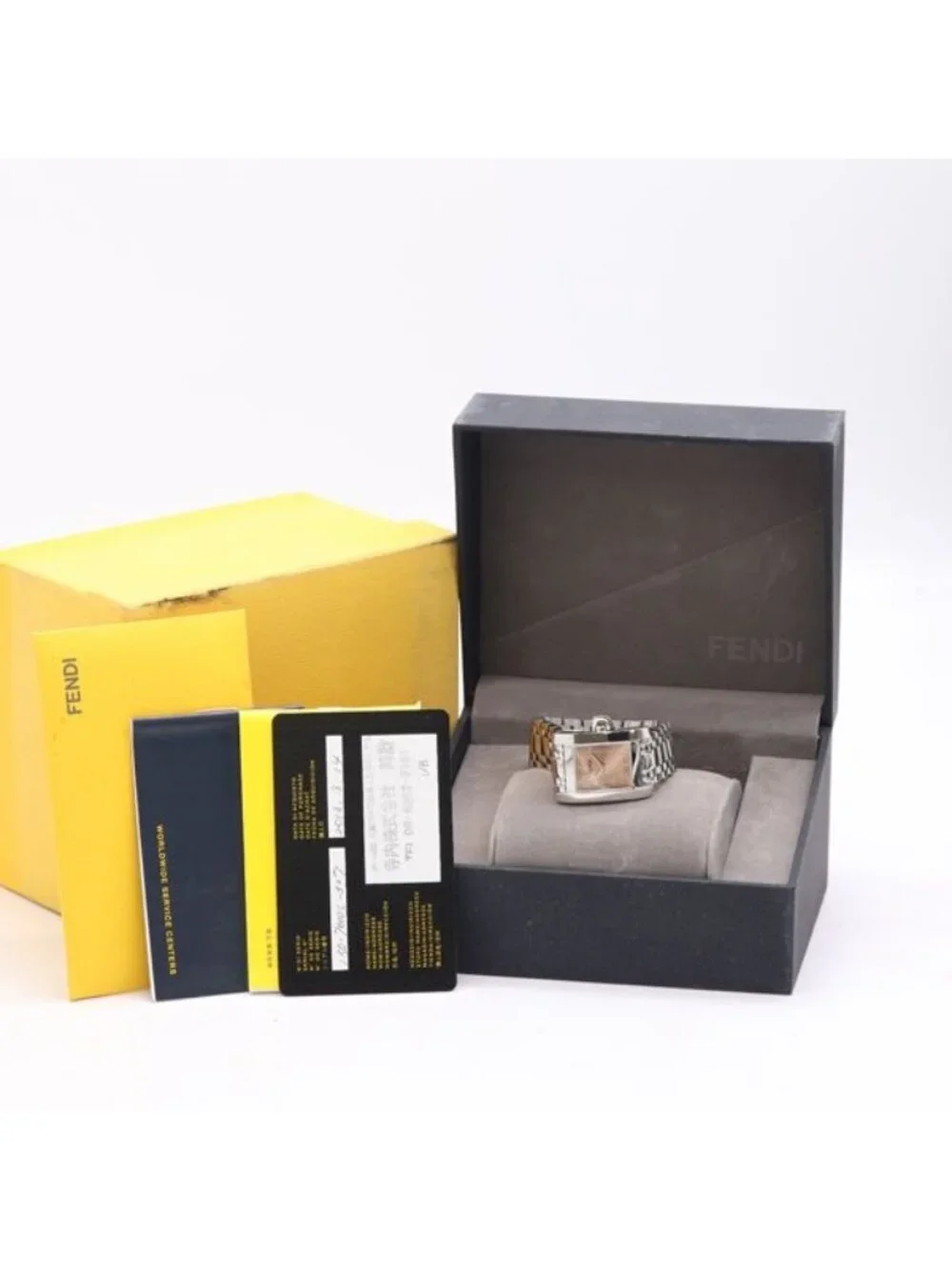 Fendi Quartz Pink Dial Watch